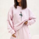 Bluza SUMMER Różowa z różą