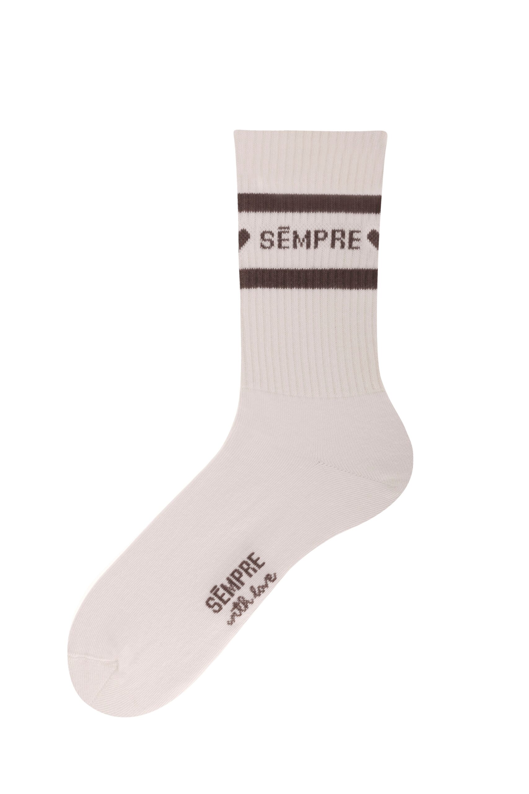 HEART Socks Vanilla/Beige