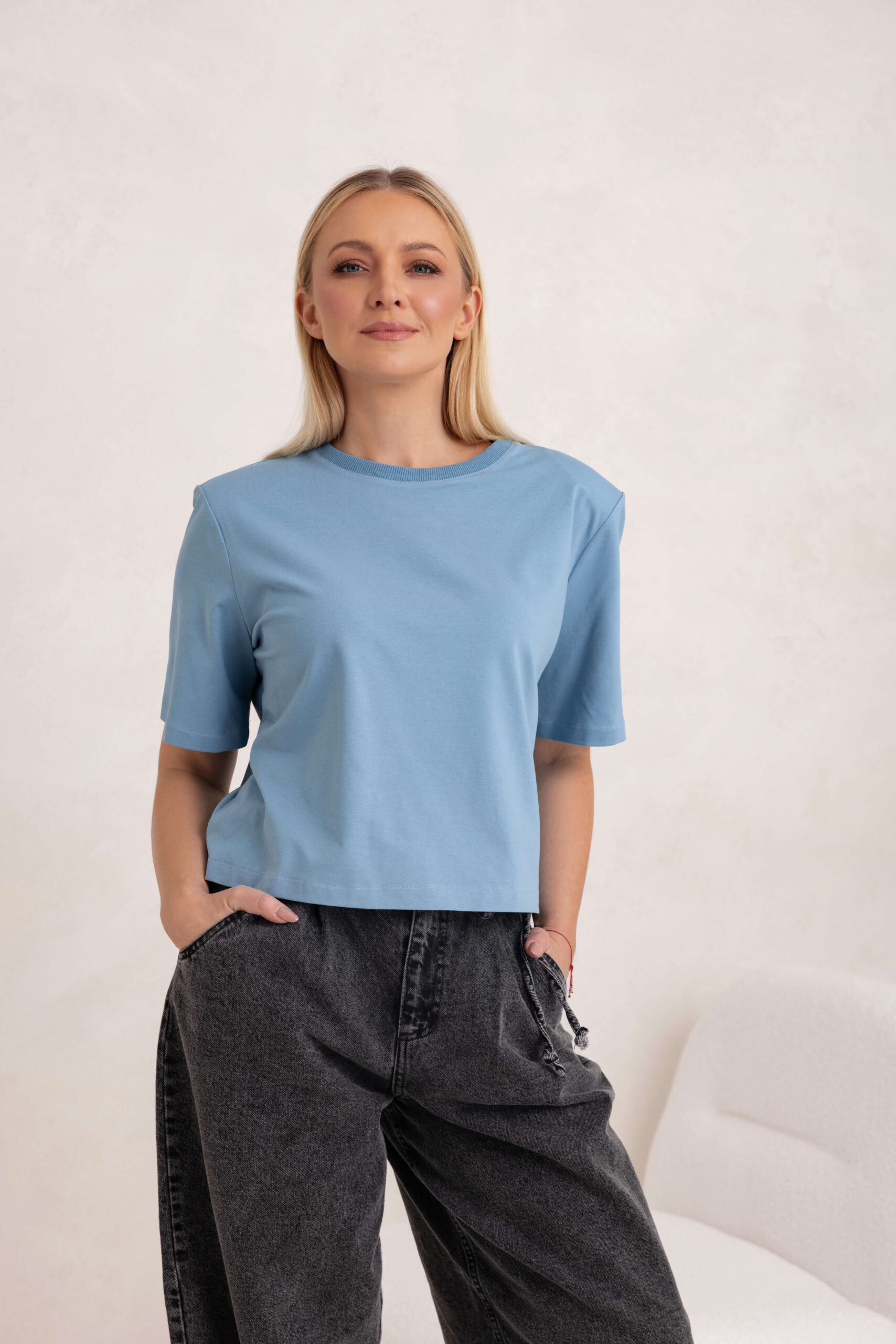 T-shirt ELLI Niebieski