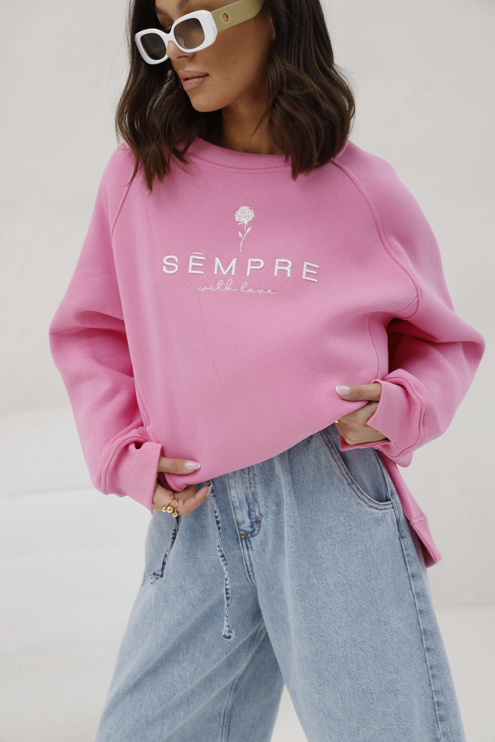Bluza ROSIE Landrynkowy róż