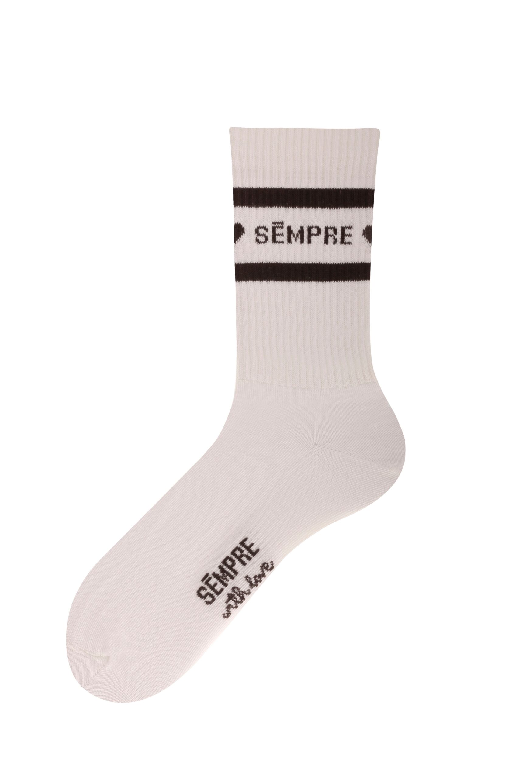 HEART Socks Vanilla/Dark Chocolate