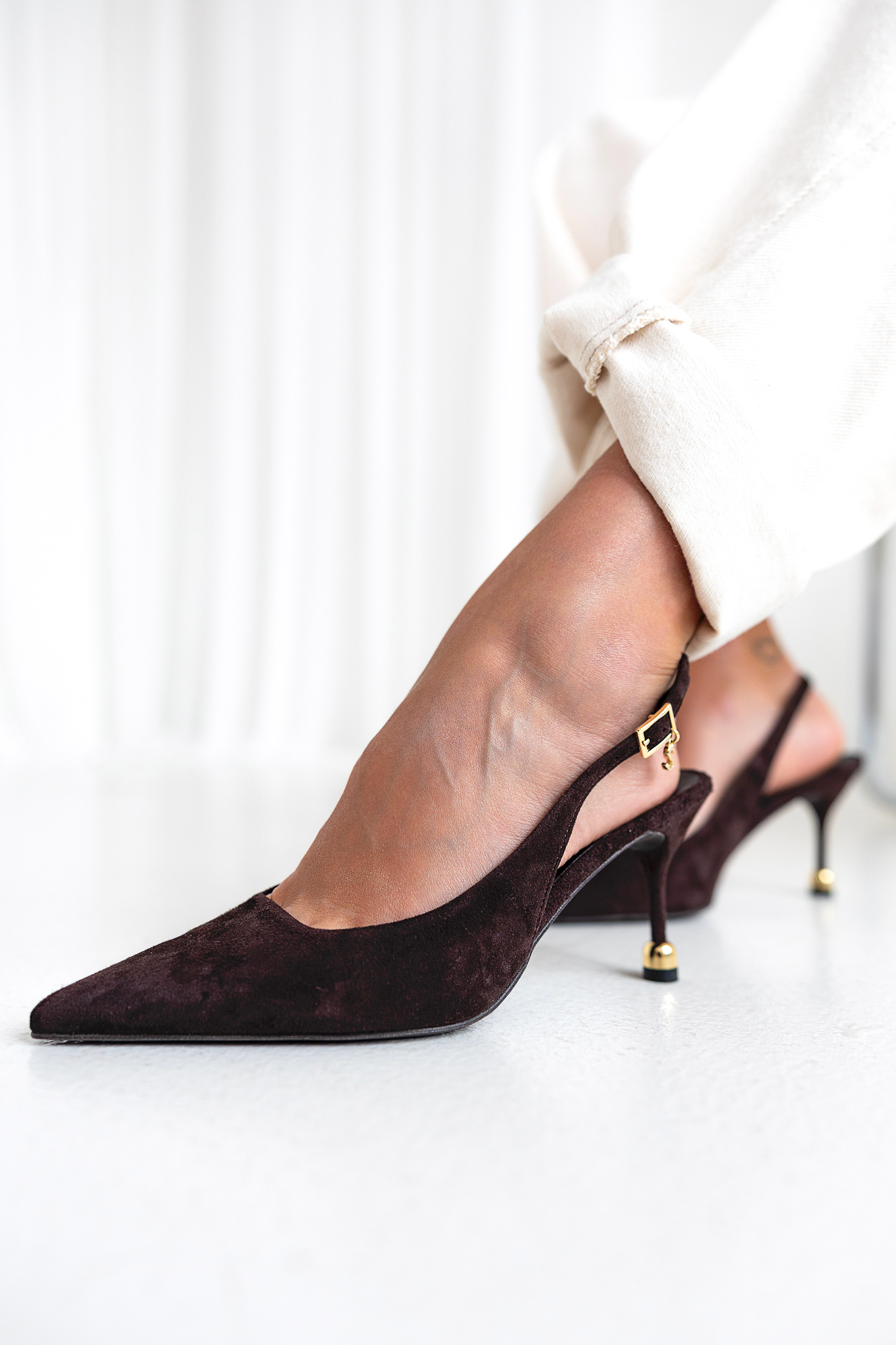 Buty HUNTER Zamsz Czekoladowy