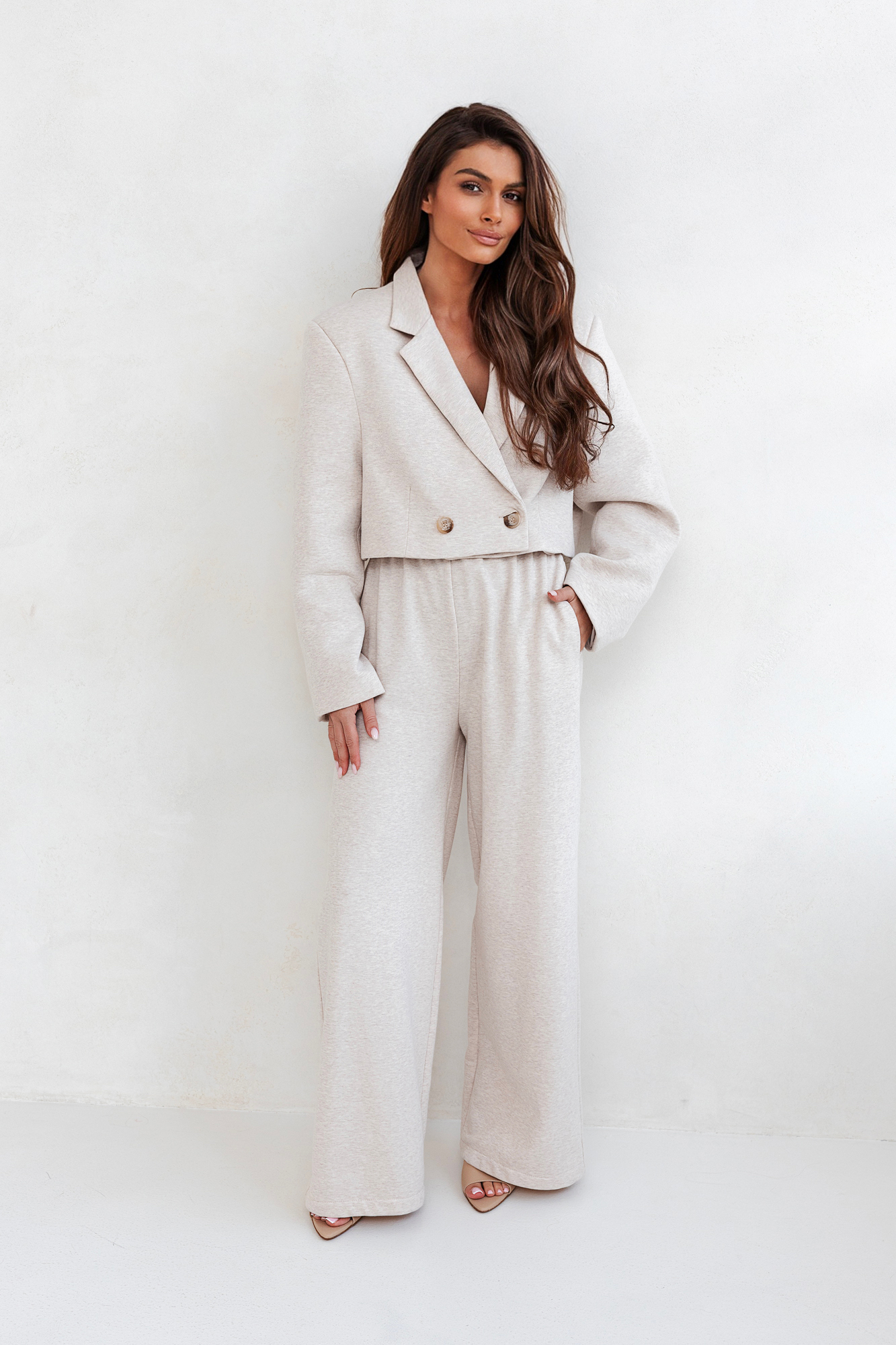 NINA set Beige melange