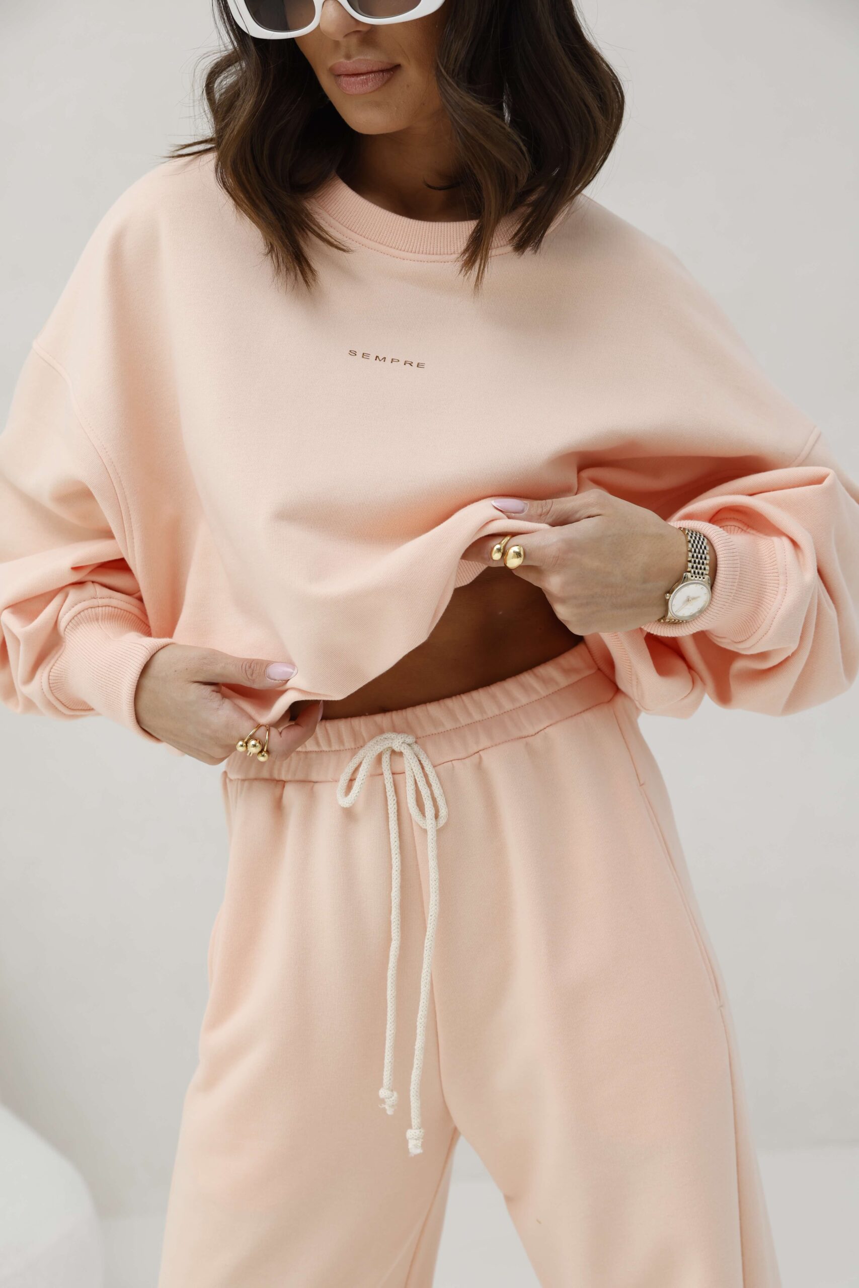 Dres CHIARA Brzoskwiniowy