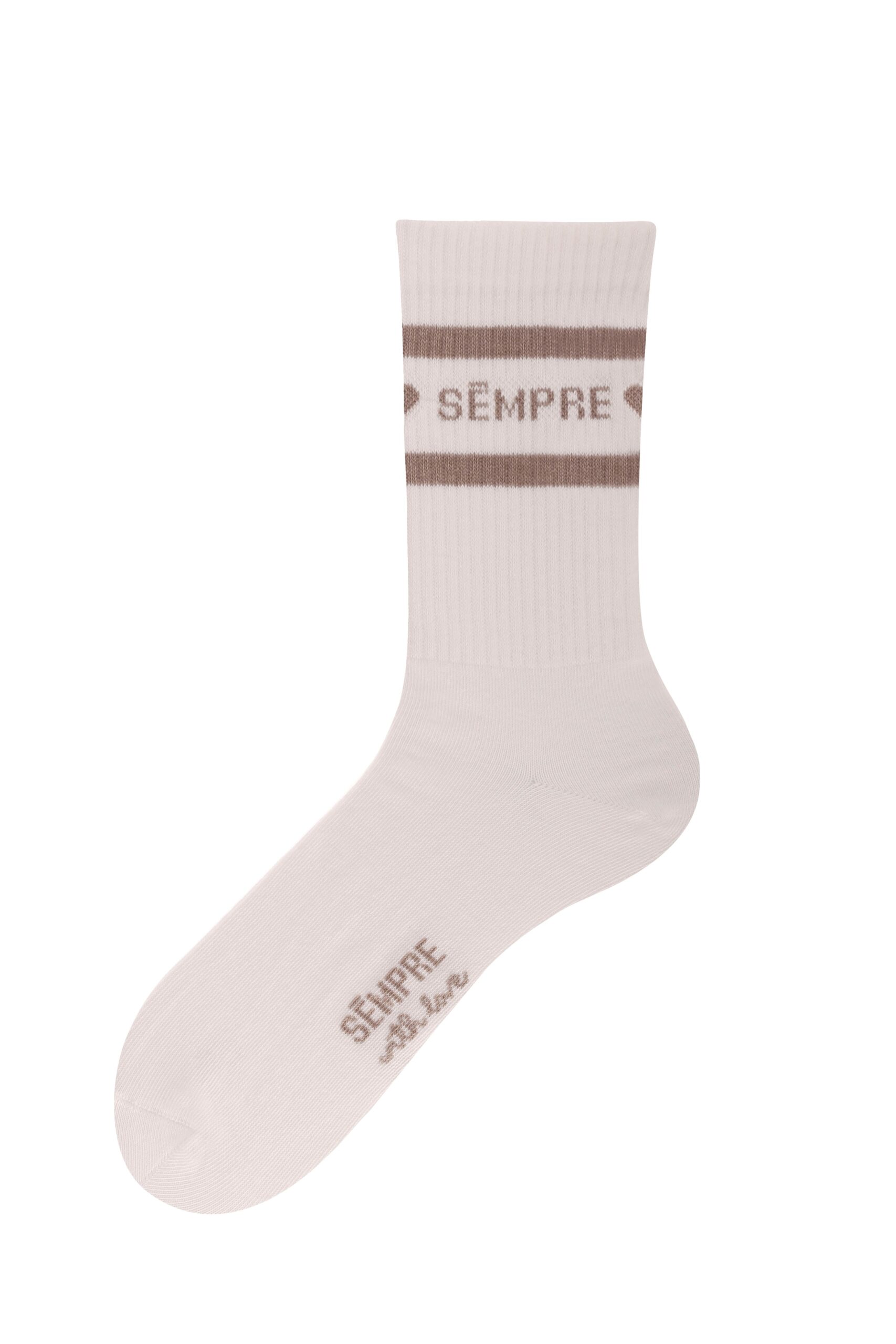 HEART Socks Vanilla/Beige