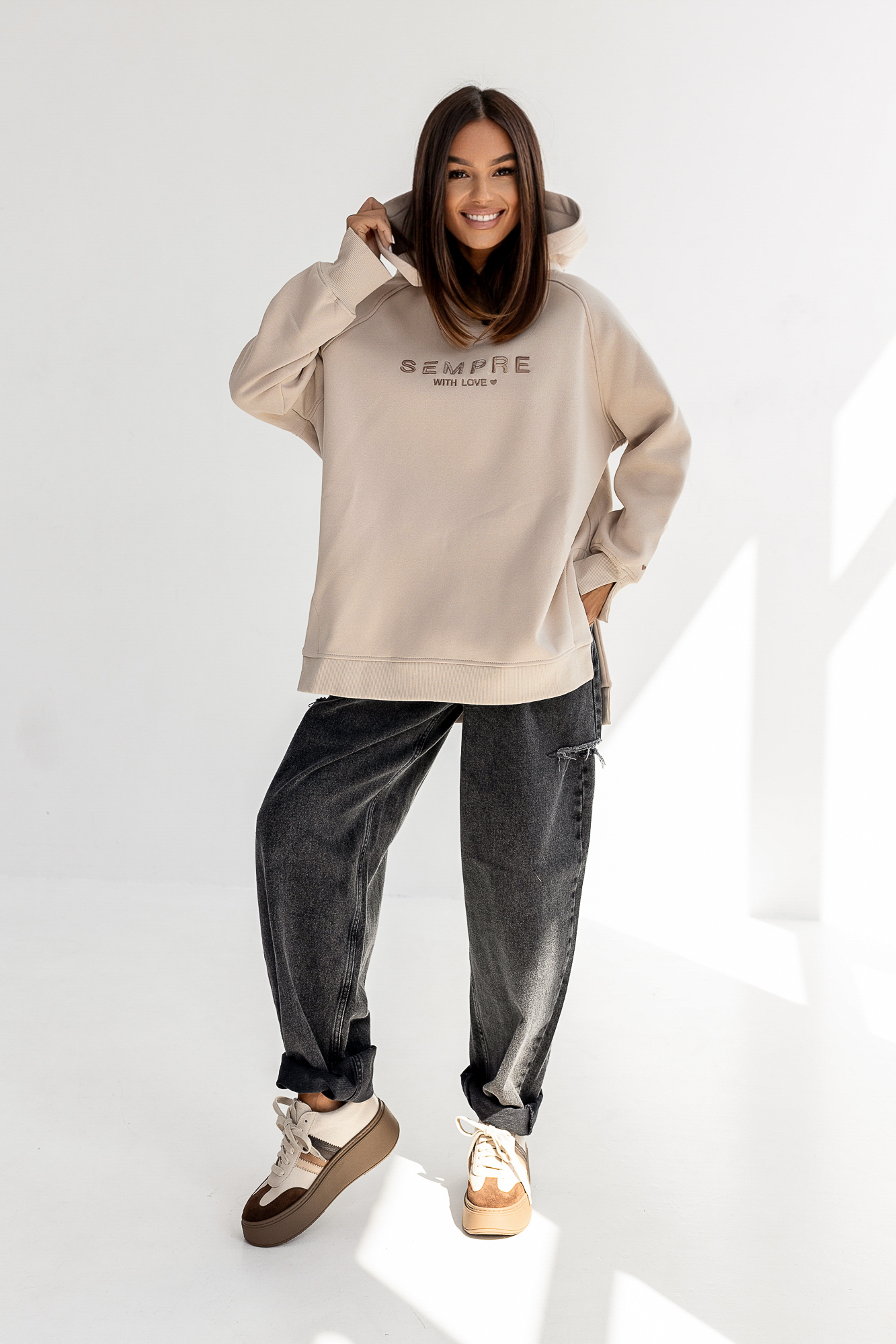 Bluza RUBY Beżowa