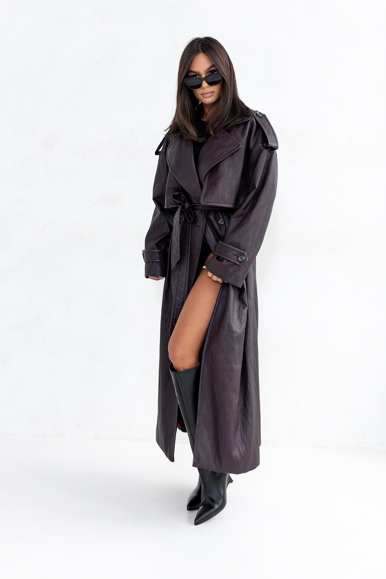 Coat PARIS Maroon