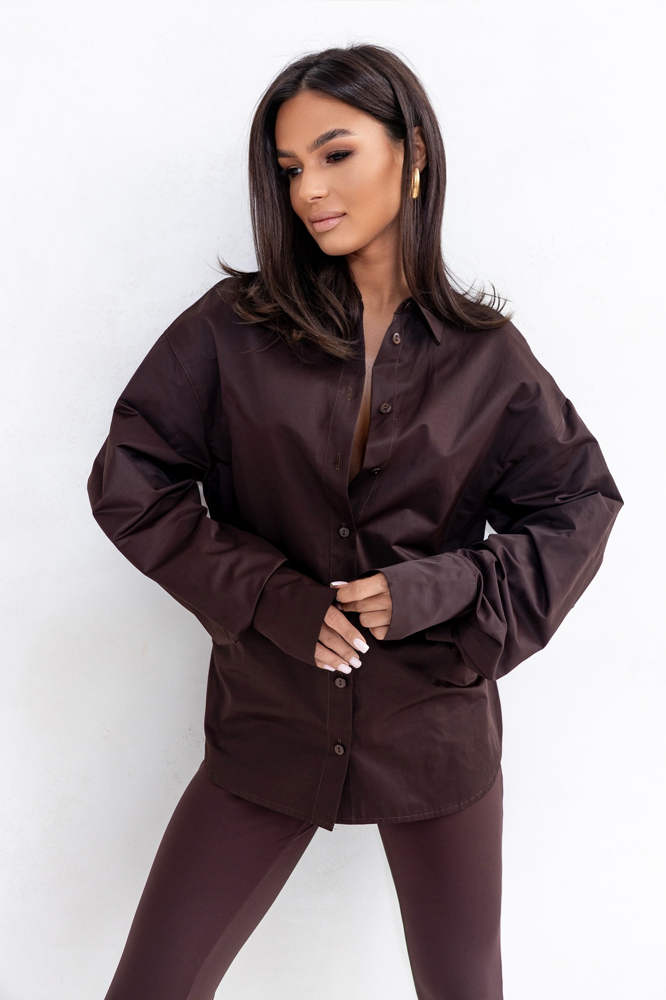 TAMIRA Chocolate shirt