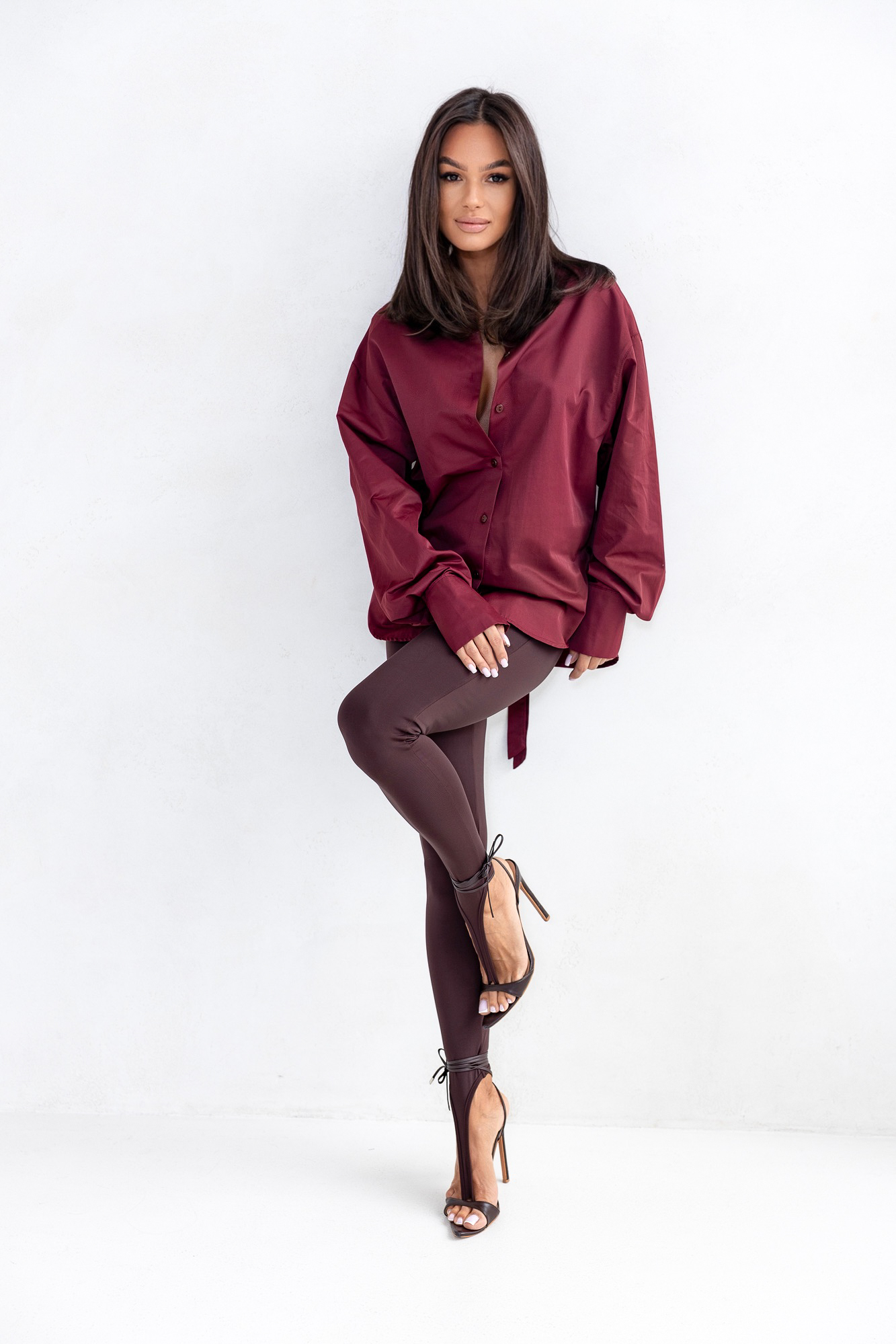 TAMIRA shirt Maroon