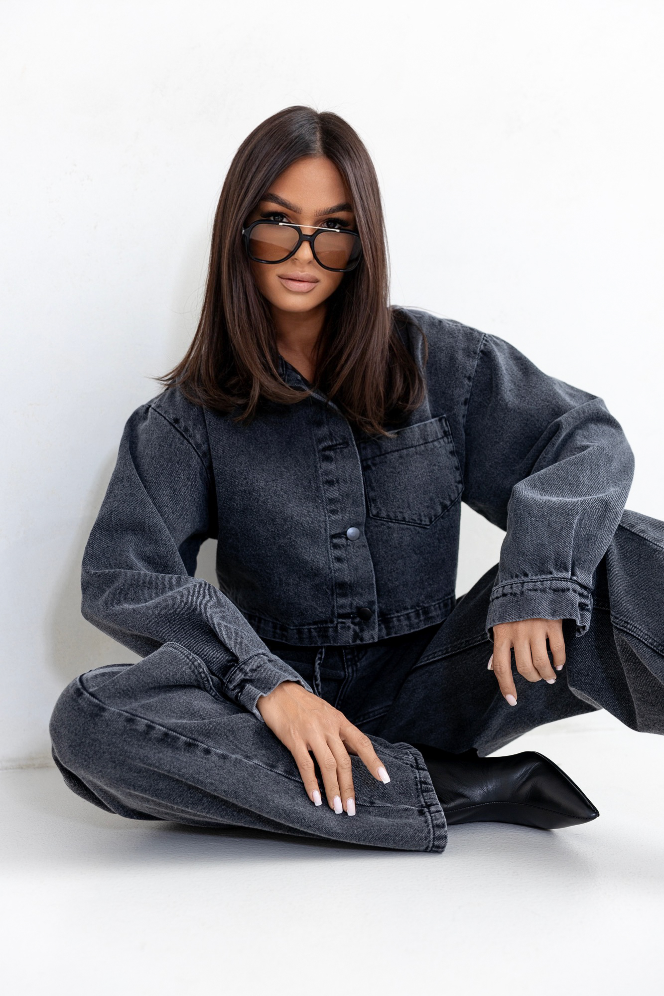 Koszula JEANS NICOLE Czarna