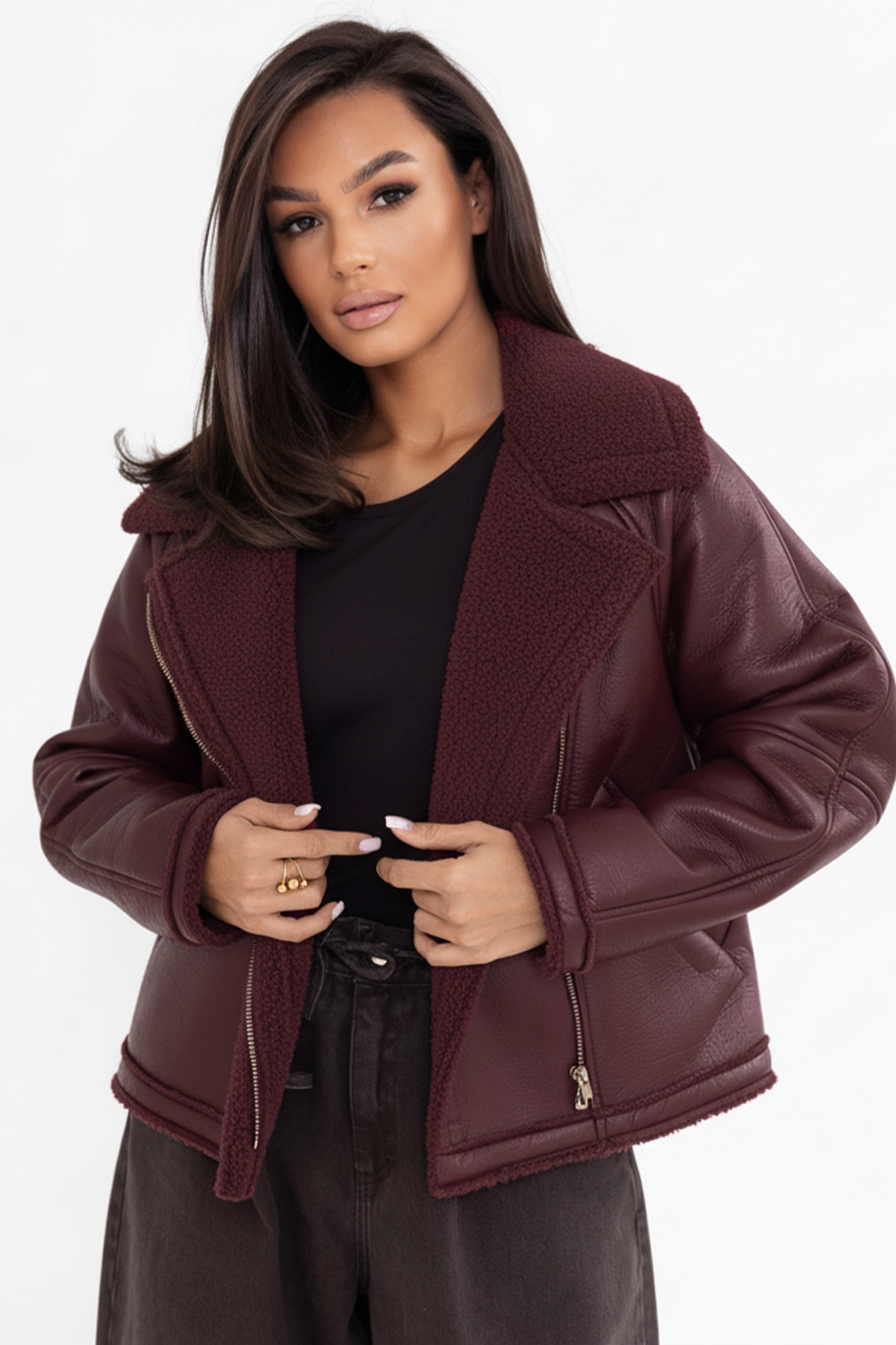 MADLEN jacket Maroon