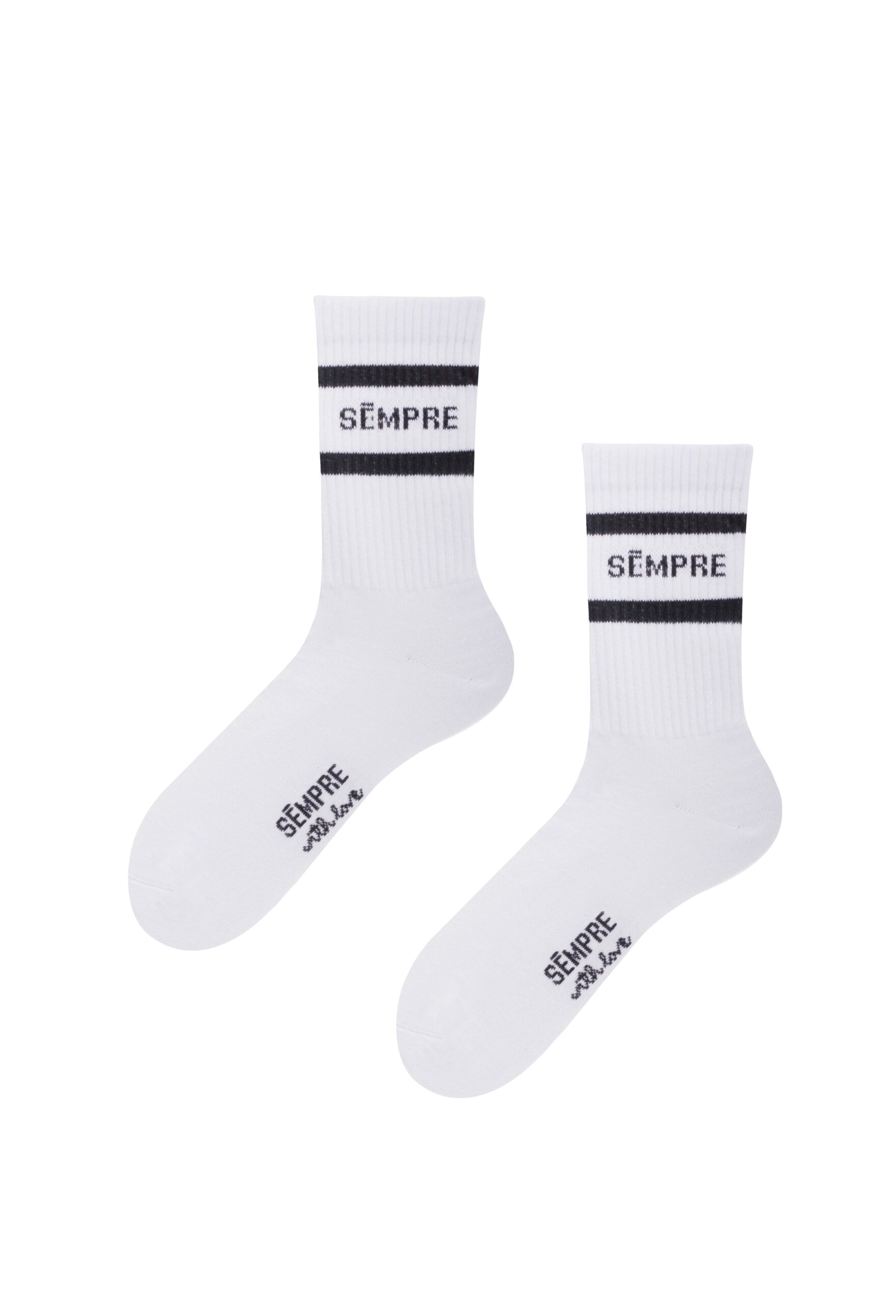 Skarpetki BASIC Biały/Grafitowy