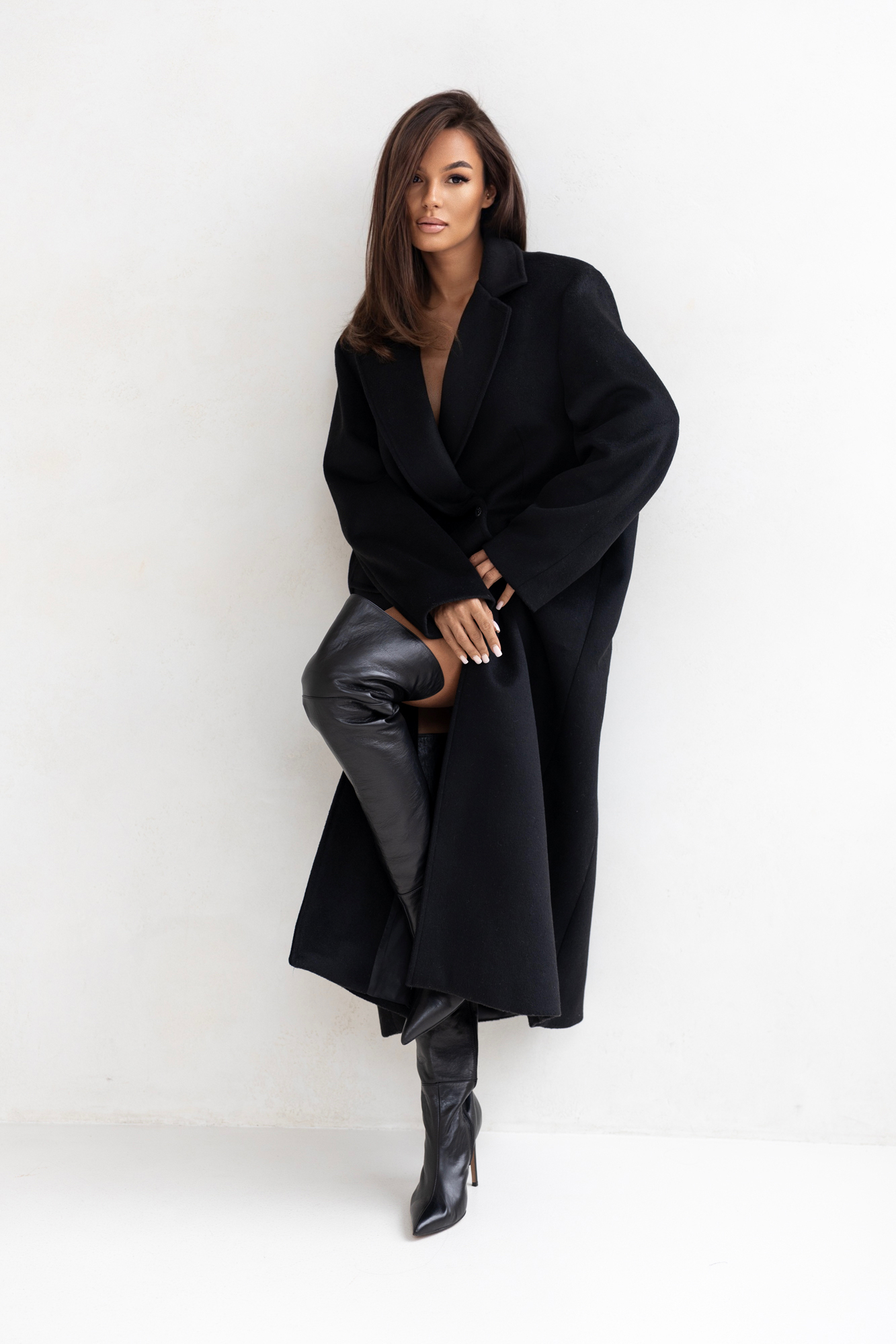 Płaszcz AMBER Czarny