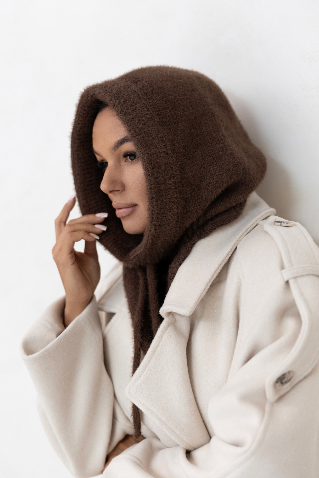 Balaclava GABI Czekoladowa