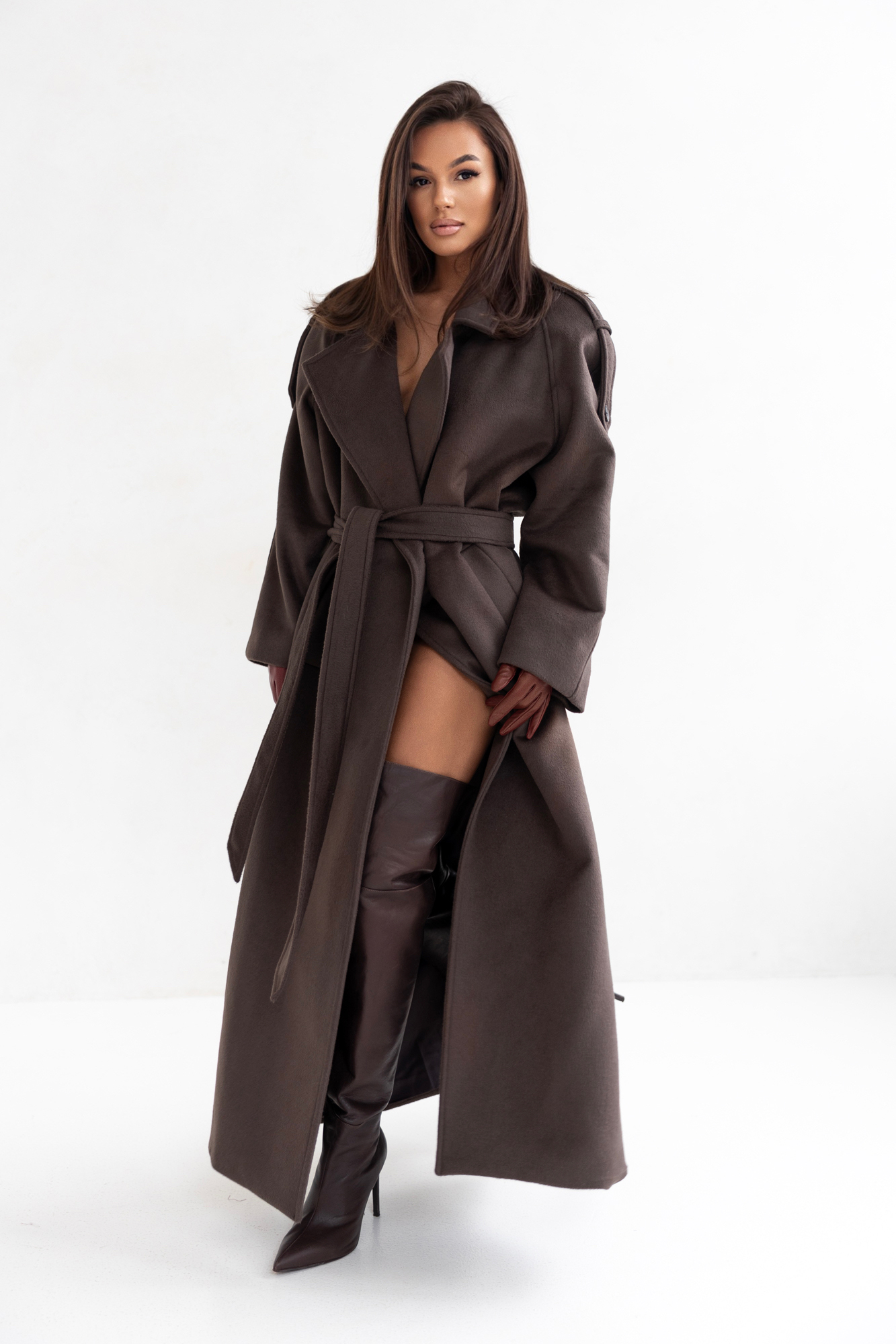 RASET Coat Chocolate