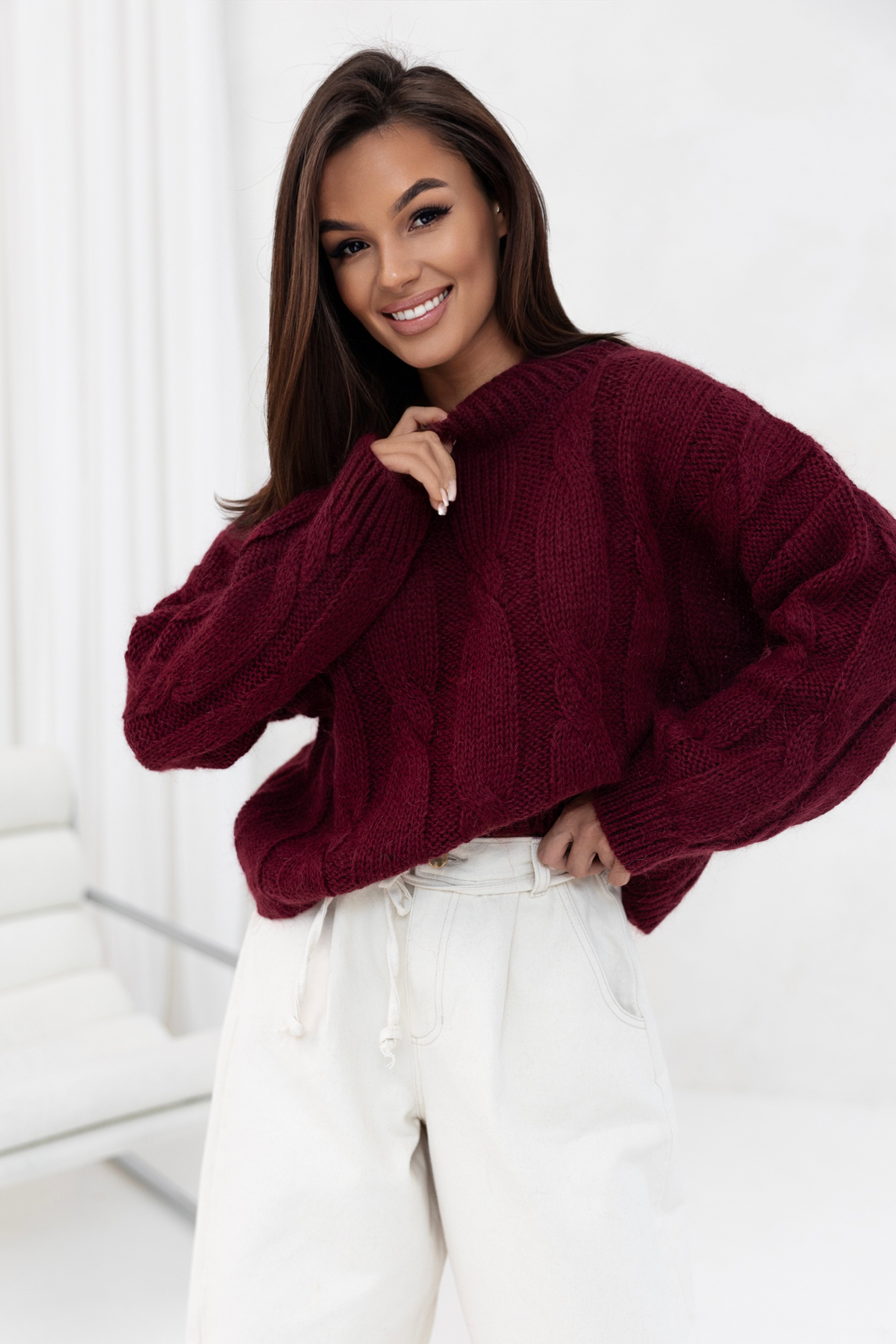Jumper EDITTA Maroon