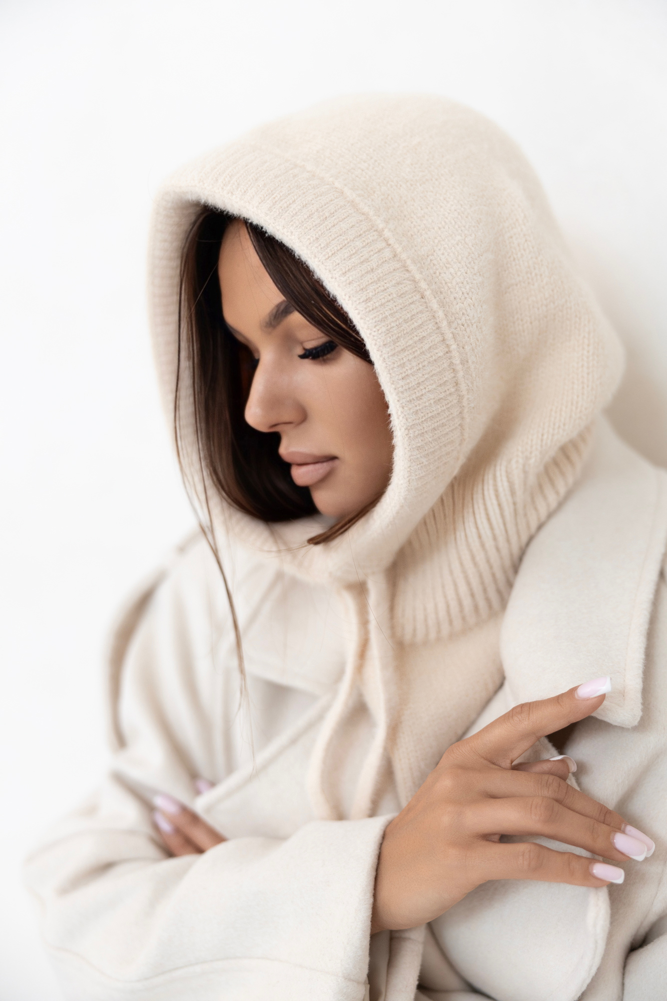 Balaclava GABI Beżowa