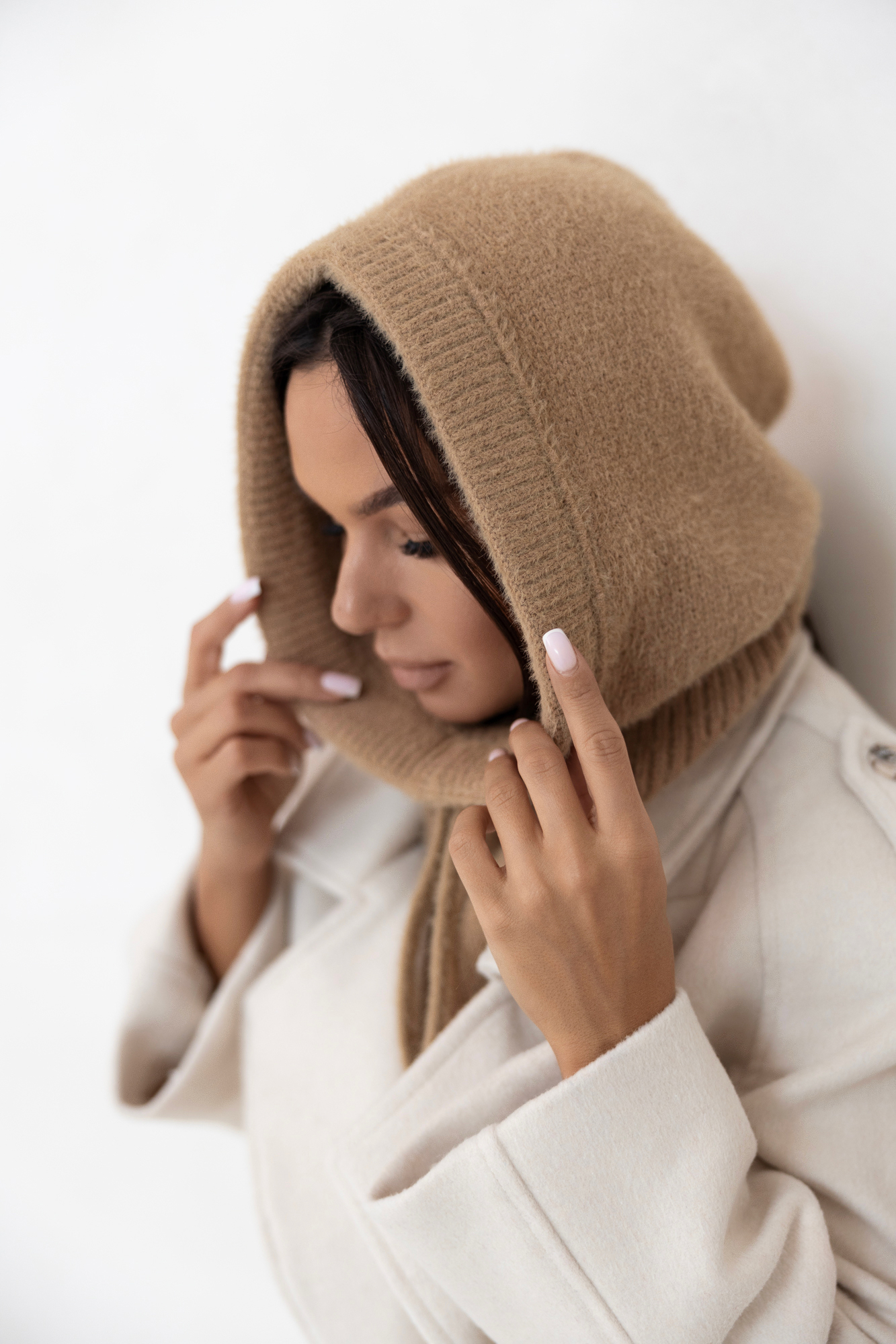 Balaclava GABI Camelowa