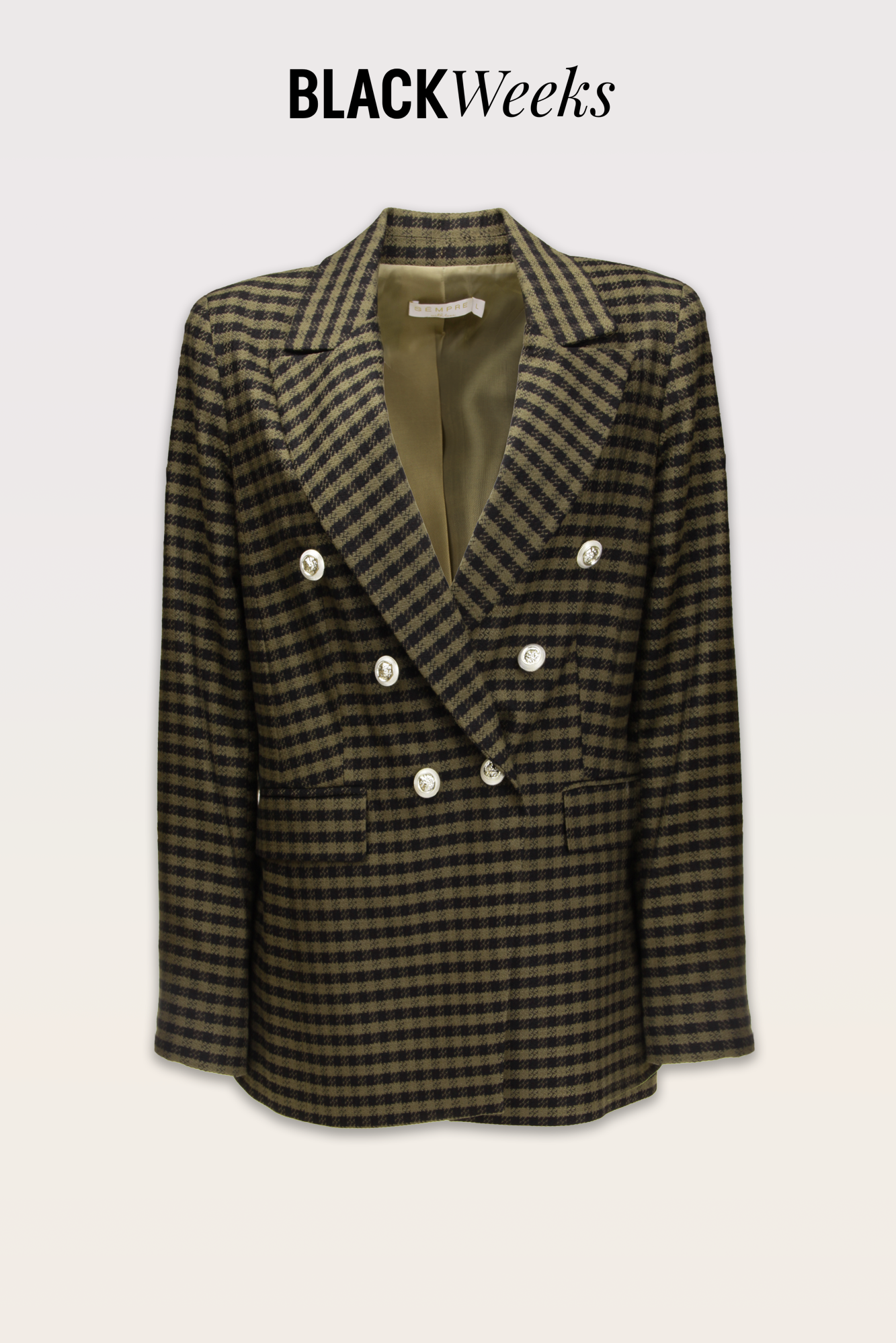 Marynarka MARTINI Khaki/Czarny