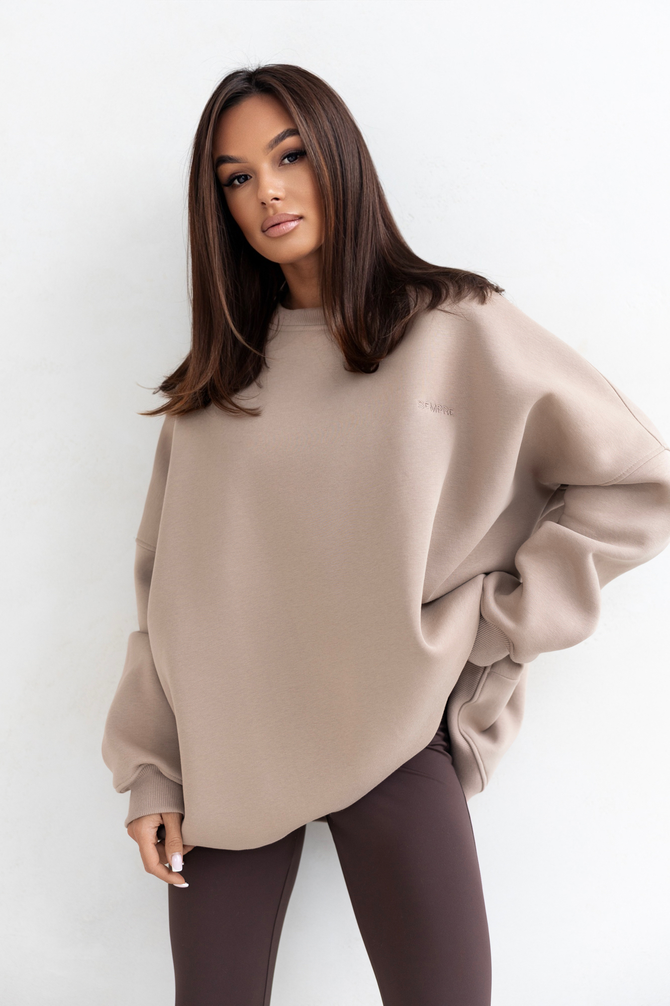 Sweatshirt ROSIE Melange grey