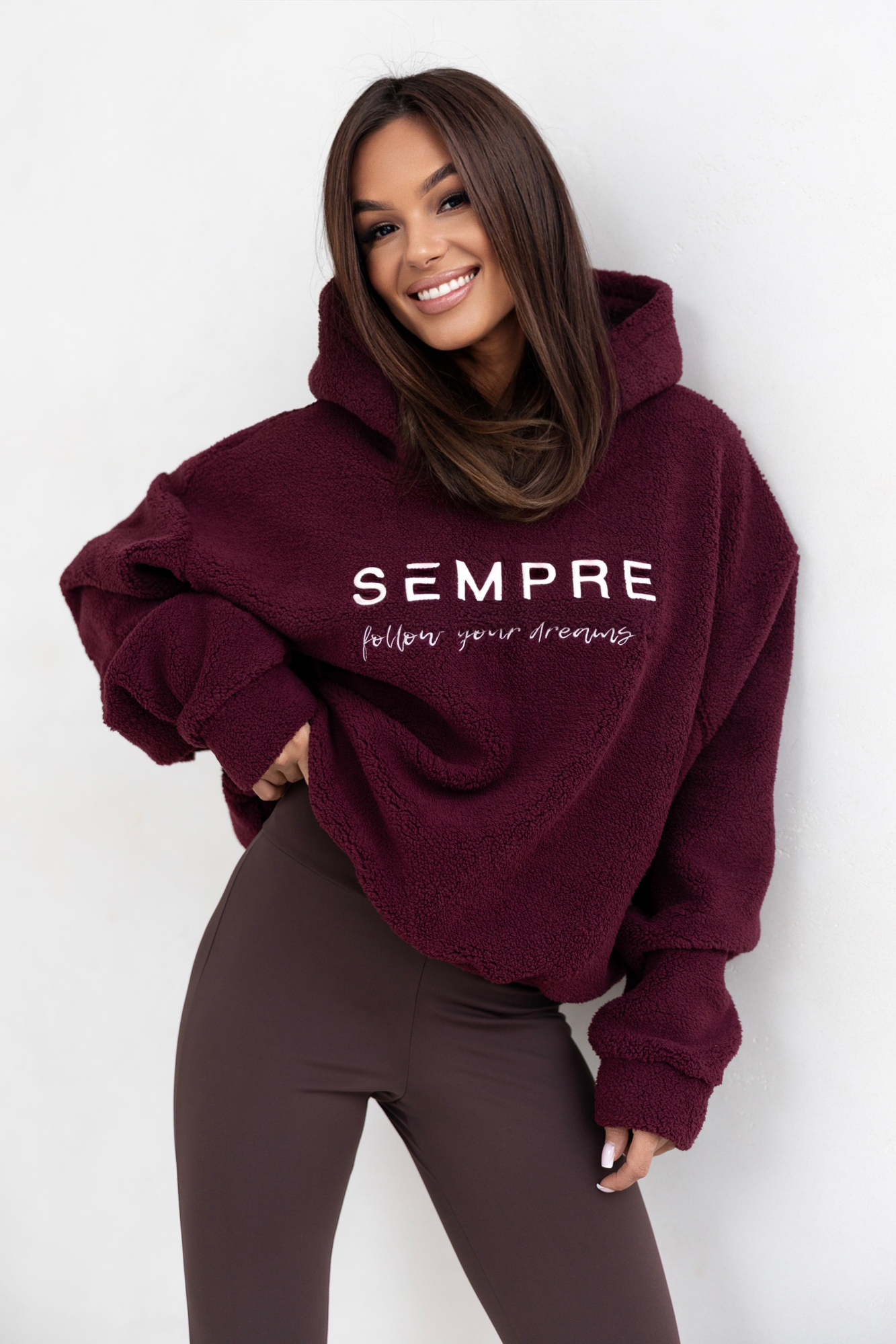 TEDDY sweatshirt Maroon