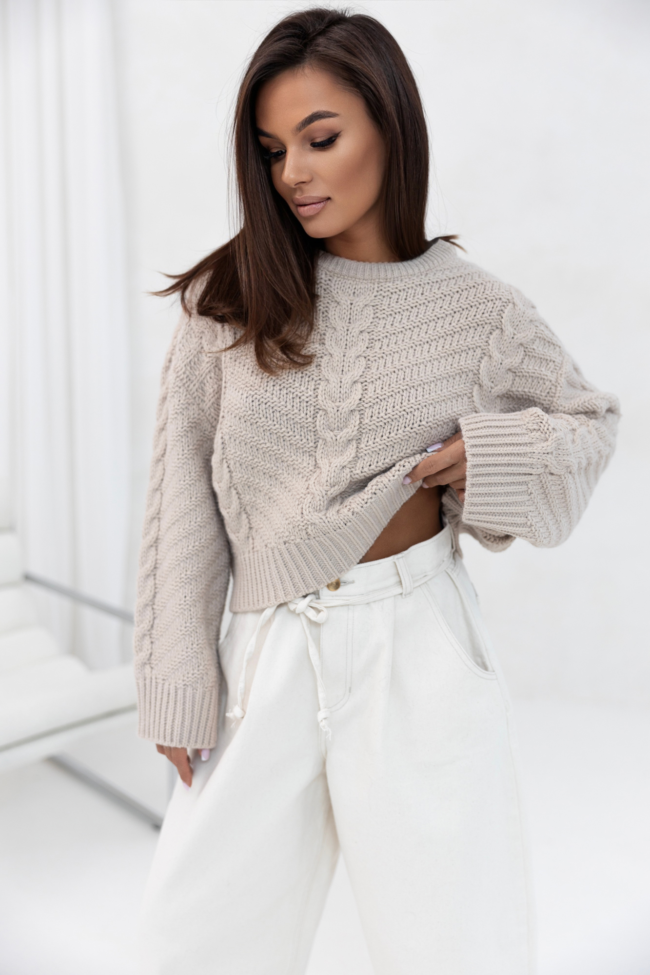 Jumper HALLIE Beige