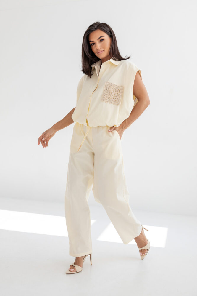 CLARA Cream Vest