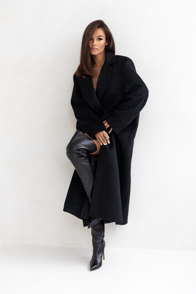 AMBER Coat Black