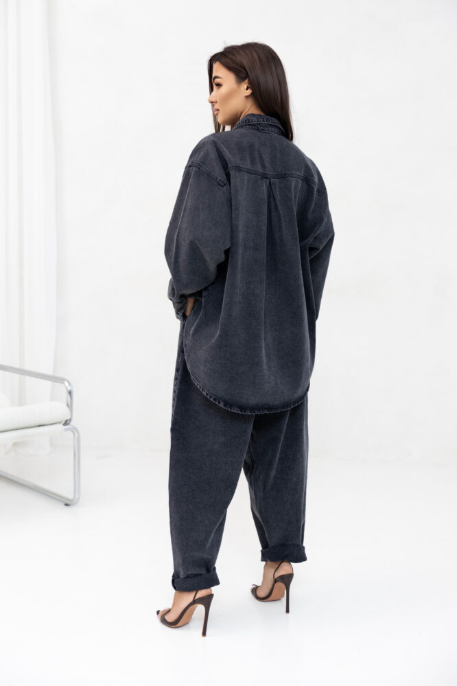 Koszula JEANS Czarna