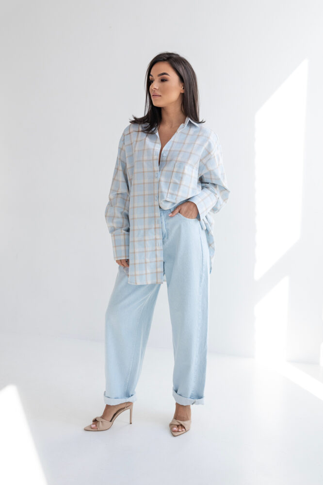 AURA shirt Blue