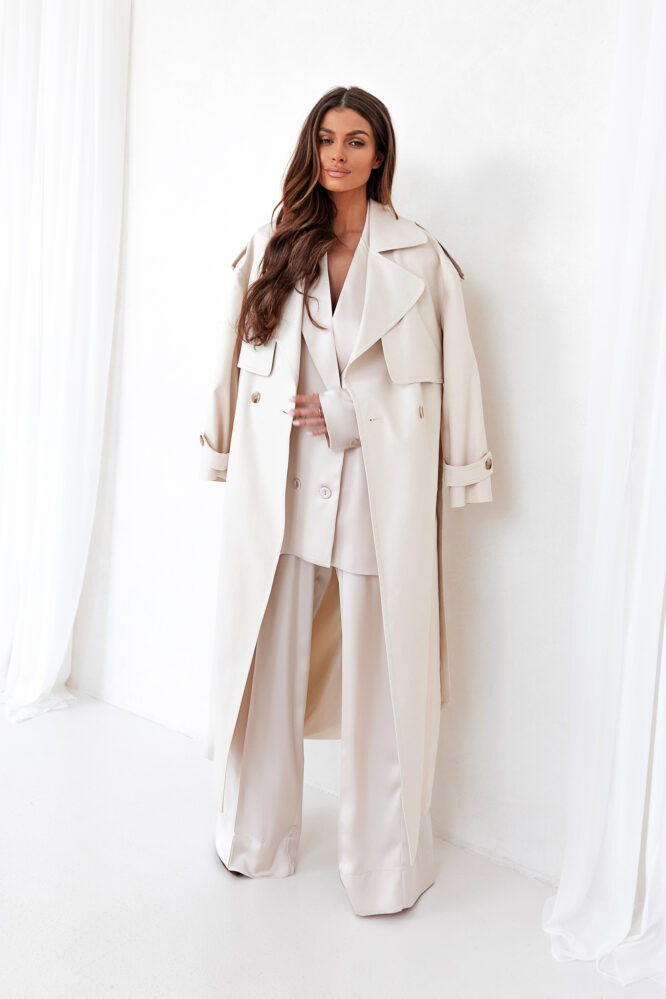 Trench LONG Light beige
