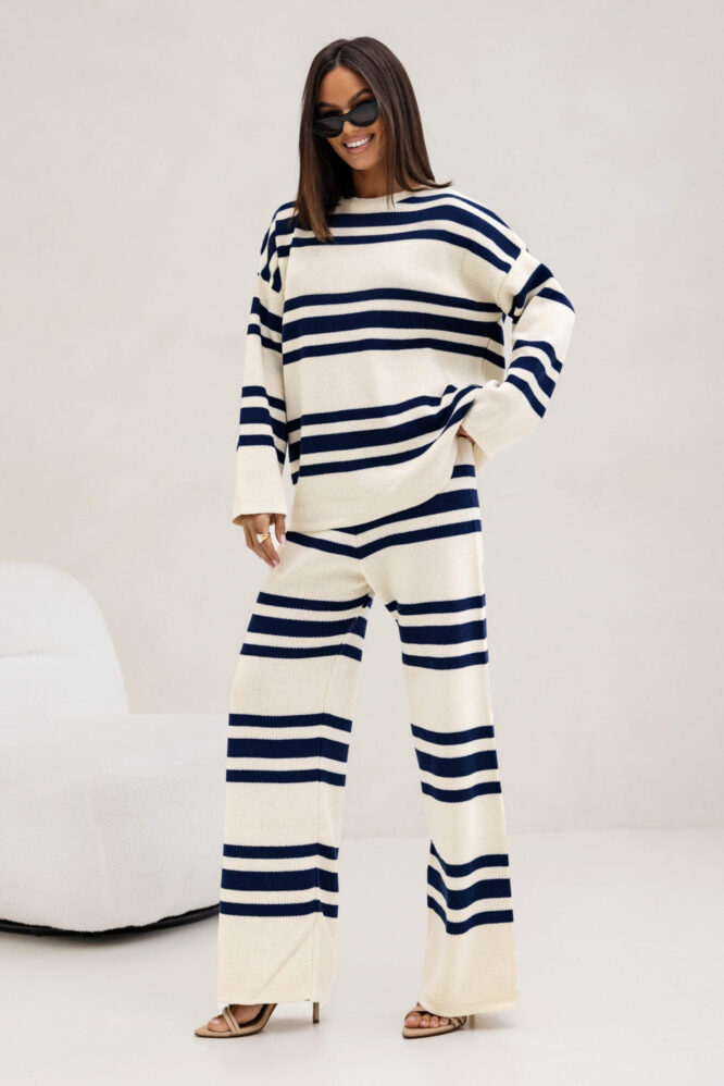 WILLOW STRIPS set Navy blue