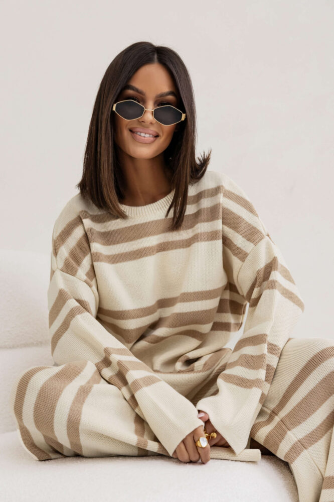 Set WILLOW STRIPS Beige