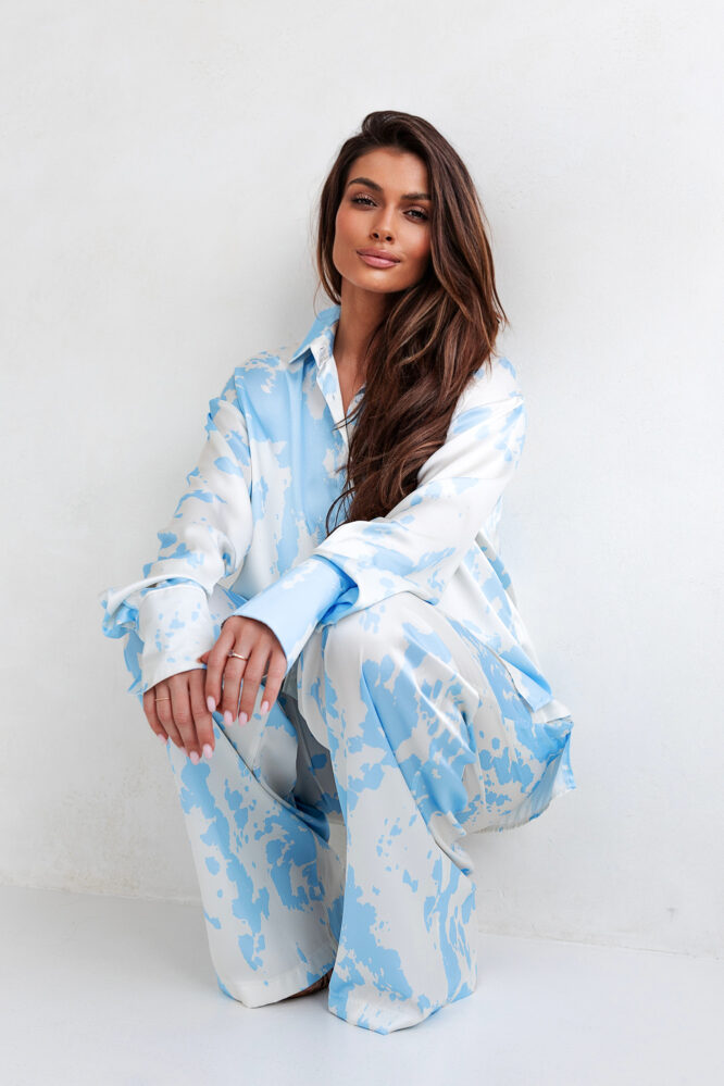SOPHIA Cream and blue set