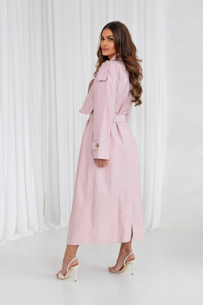 Trench LONG Powder pink