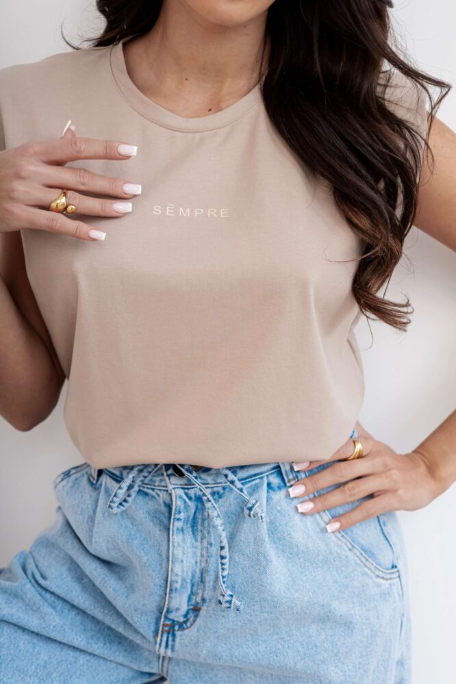 T-shirt IVY Dark beige