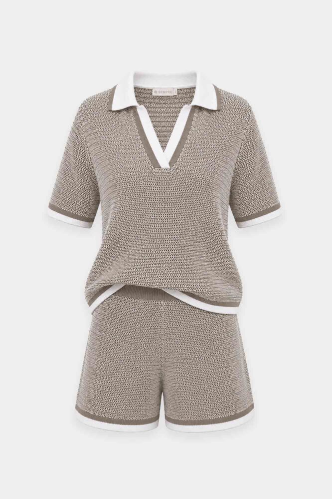 RITA set Dark beige