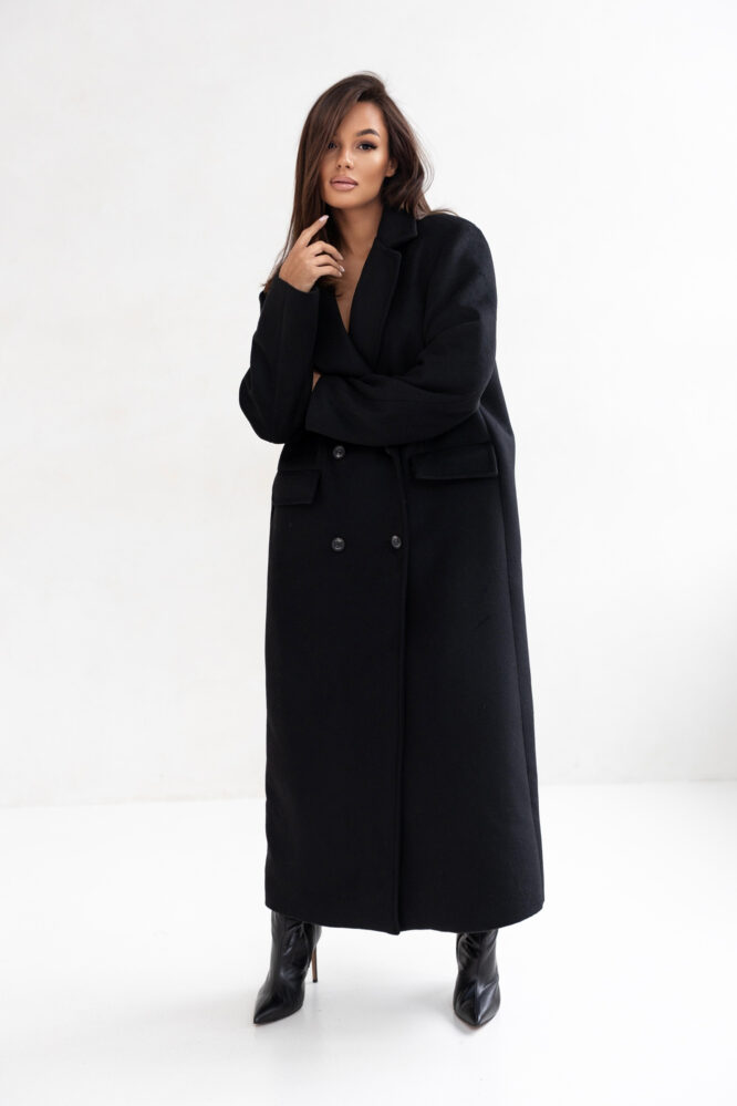 AMBER Coat Black