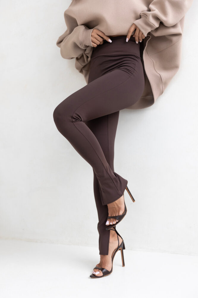 Legginsy SILLA Czekoladowe