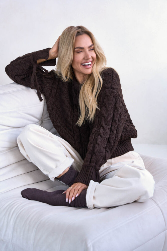Jacqueline Sweater Chocolate