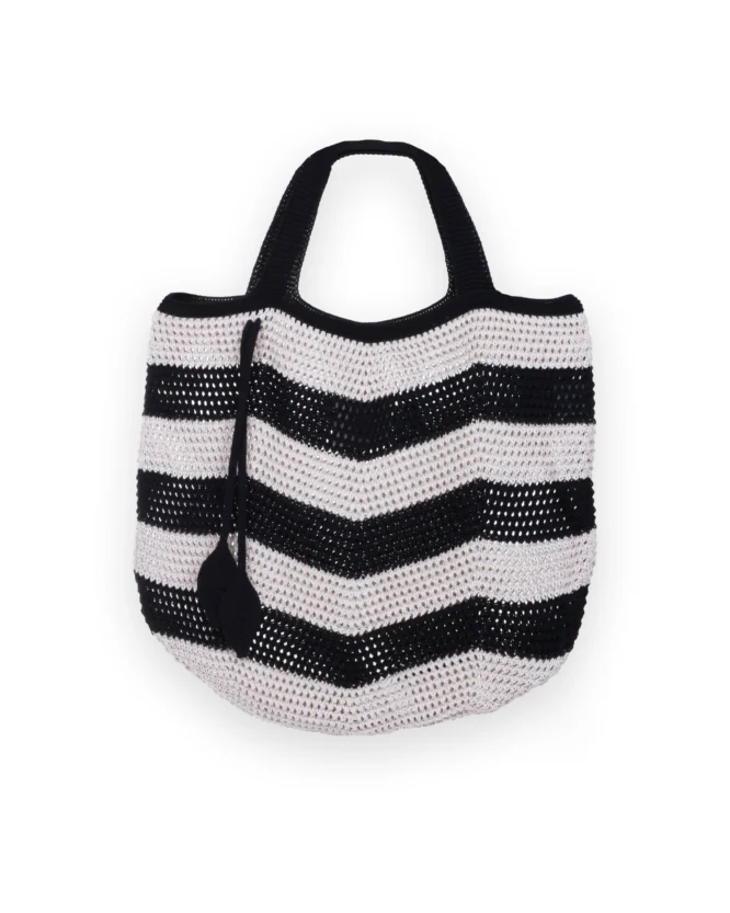 COMO bag Beige and black