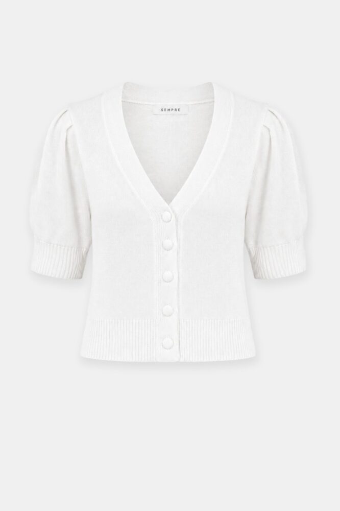 COLETTE Cardigan White
