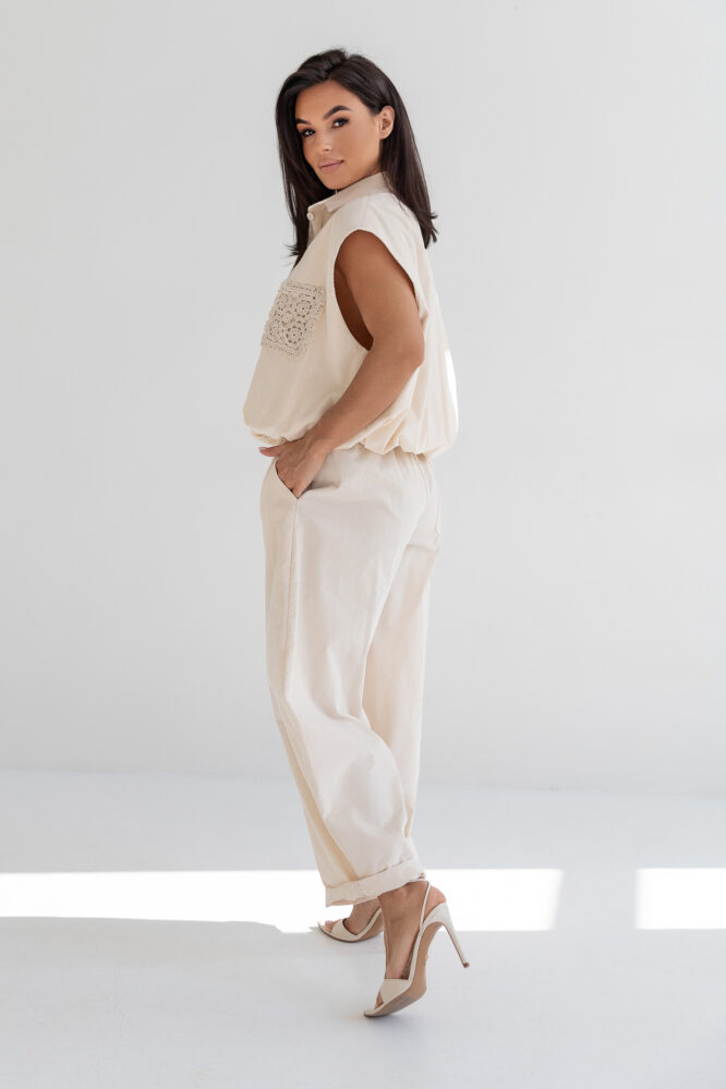 CLARA trousers Light beige