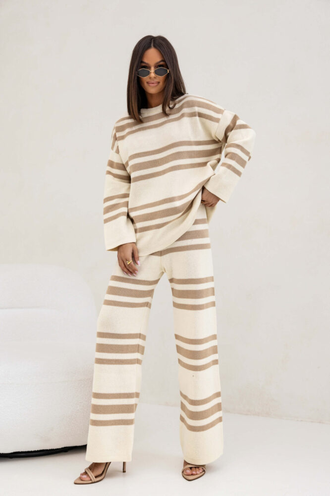 Set WILLOW STRIPS Beige