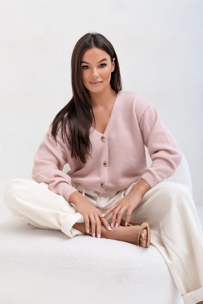 KELLY Pink Cardigan