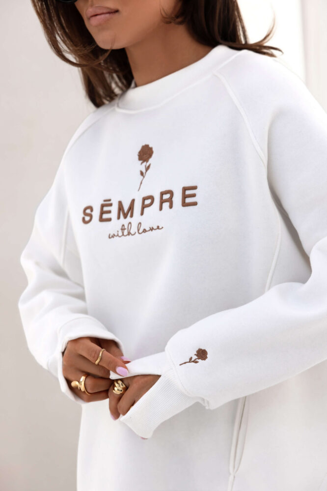 Sweatshirt ROSIE White