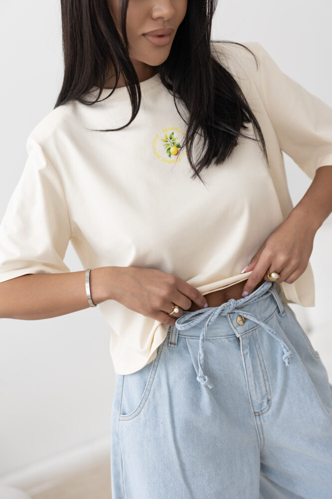 T-shirt LEA Vanilla with lemon
