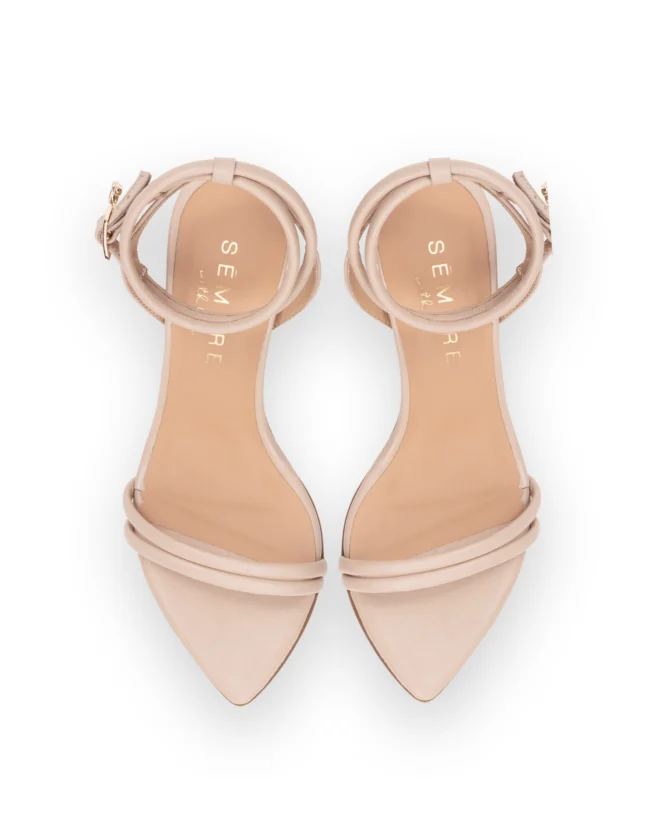 Buty VERA Nude lico