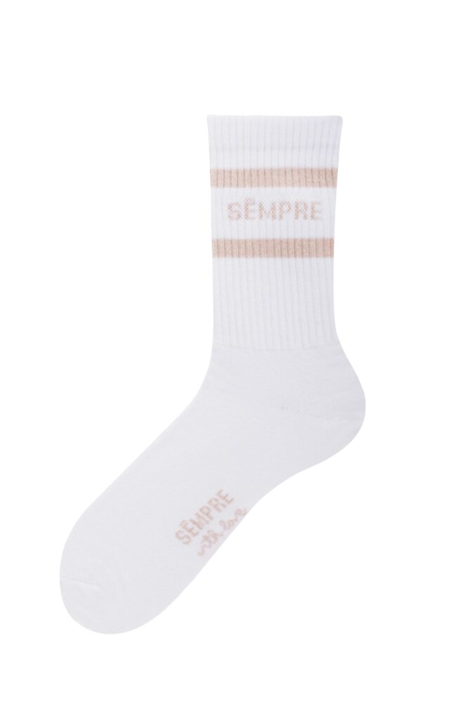 Socks BASIC White/Beige