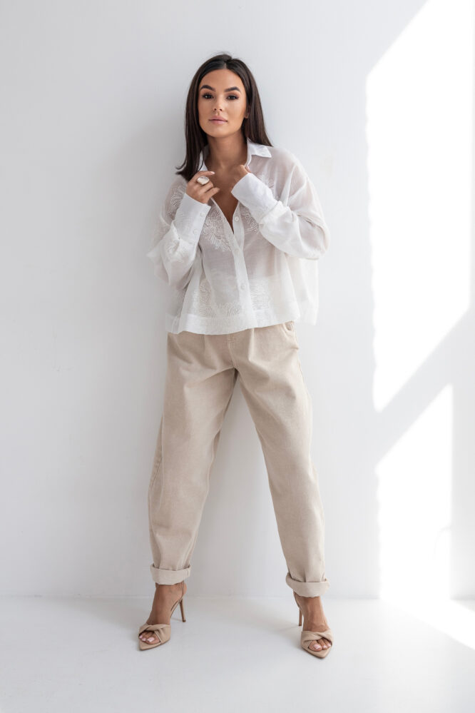 DEZZIE Shirt White